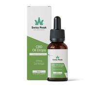 CBD Oil, 1000mg, High Strength Fruit Flavoured, THC-Free, 30ml, Stress and Sleep Support Flavoured Drops, Vegan, Natural, Non-GMO, Blended with MCT Oil, No THC (up to 3 Months Supply) (30ml, Apple)