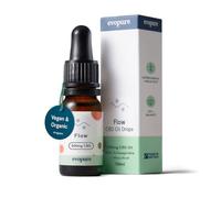 CBD Oil 500mg for Focus & Energy - Broad Spectrum Hemp Extract with Ashwagandha & Maca - Brain & Stress Support - THC Free - 10ml | Evopure Flow