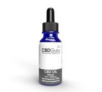 CBD Oil Drops 2000mg by CBD Guru - 20% Broad Spectrum CBD Oil, Natural Flavour, Naturally Sourced MCT Oil, 10ml - Food Supplement (18+)