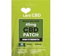 CBD Patches - High Strength - 45mg per Patch - Broad Spectrum - Made in UK