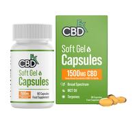 CBDfx 1500mg CBD Soft Gel Capsules 60 Capsules