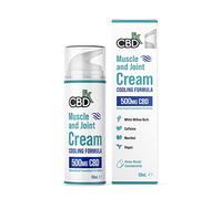 CBDfx 500mg CBD High Strength Muscle & Joint Cream with Caffeine, Menthol and White Willow Bark, Cooling CBD Cream, Cruelty Free, 50ml Hemp Cream