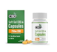 CBDfx 750mg High Strength Broad Spectrum Soft Gel CBD Capsules