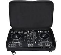 CBDYWVR Carrying Case for Pioneer DDJ 400/FLX4/200, Travel Bag with Strap | Velvet Lined, 3-Layer Protection, Fits 50x30x7cm Controllers, 2 Front Pockets for Cables/Headphones, Adjustable 130cm Strap
