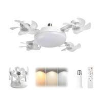 CBDYWVR E27 Socket Ceiling Fanlight, Drone Style, Quiet for Bedtime Reading