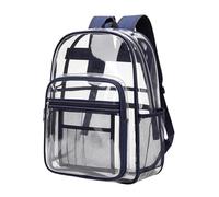 Cbebvwl Clear Backpack Bag Bags for Stadium Events See Through Approved Concerts,sports Transparent Pvc Waterproof Rucksack Daypack School Work Travel