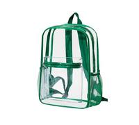 Cbebvwl Clear Backpack Bag Transparent See Through School Plastic Bookbag with Adjustable Shoulder Straps Pvc Waterproof Heavy Duty Backpacks Large Capacity