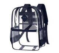 Cbebvwl Clear Backpack See Through Rucksack Large Transparent Bag Bumbag Pvc Stadium Approved Gym for Work Travel Concert Sports Unisex Waterproof Daypack School