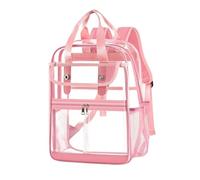 Cbebvwl Clear Backpack Transparent Bag Pvc for Concert College Football Game Conventions Concerts Gym Picnic Waterproof Daypack School Work Travel
