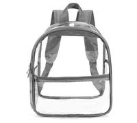 Cbebvwl Clear Backpack Transparent Bag Pvc See Through Rucksack Large for Work College Football Game Conventions Concerts Gym Picnic School Casual Travel Sports Concert Unisex Daypacks