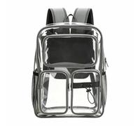 Cbebvwl Clear Backpack Transparent Bag Pvc Waterproof See Through Rucksack Bags for Stadium Events Daypack School Work Travel Heavy Duty Backpacks Large Capacity