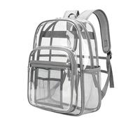 Cbebvwl Clear Backpack Transparent Bag Pvc Waterproof See Through Rucksack Heavy Duty Backpacks Large Capacity College Football Game Conventions Concerts Gym Picnic