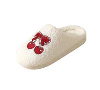 Cbebvwl Memory Foam Fluffy Slippers for Women Bedroom Women's Woman | Soft Faux Fur Ladies House Slippers, Breathable Comfort for the Bedroom, Lounge and Everyday Use Indoor Shoes