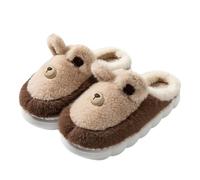 Cbebvwl Slippers Women Fluffy House Memory Foam for Indoor | Women's Fluffy Slippers Memory Foam Faux Fur Lined House Shoes Plush Material