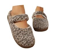 Cbebvwl Slippers Women Ladies House Memory Foam Fluffy for Indoor Outdoor | Women's Cosy Alpine Shearling Memory Foam Slippers Wool-Like Upper, Skin-Friendly Lining