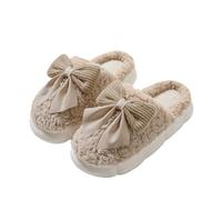 Cbebvwl Women's Fluffy Slippers Ladies Memory Foam House for Women | Soft Faux Fur Ladies House Slippers, Breathable Comfort for the Bedroom, Lounge and Everyday Use Indoor Shoes