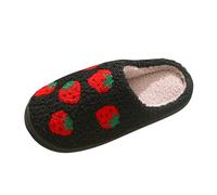 Cbebvwl Women's Fluffy Slippers Women Indoor Outdoor Slip-On Womens Winter | Sherpa Lining, soft and breathable, Anti-Slip Sole, Machine Washable, Indoor/Outdoor Pull On
