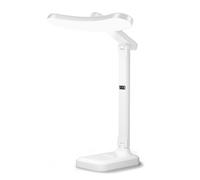 CBEI Desk lamp LED Dimmable Desk lamp with 3 Color Temperatures Multi Function LCD Display BedsideLamp No Flicker Eye Protection Reading Light Suitable for Office Bedroom and Children's Room (Small)