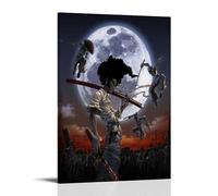 CBEJFGTX Comics Afro Samurai Main Character Wall Art Picture Print Modern Family Room Decor 24 x 36 Inches (60 x 90 cm)