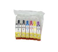 CbErFVK Compatible with TS8150 TS8151 TS8152 TS9150 TS9155 TS8250 TS8350 PGI 580 581 Refillable Cartridge With Permanent Chip