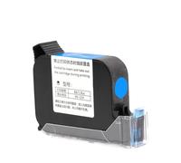 CbErFVK Ink Cartridge 2588 JS12 42ML 12.7mm Black Red Blue Green Quick Drying Print Height Universal Compatible With Handheld Inkjet Printer(12.7mm-Blue)