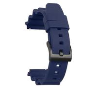 CBFAFKUGK 20mm 22mm Silicone Strap Fit For Seiko Fit For Citizen Quick Release Sport Waterproof Diving Men Soft Rubber Replacement Bracelet Watch Band(Blue black,22mm)