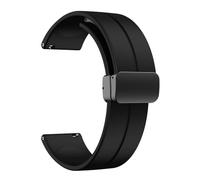 CBFAFKUGK 20mm 22mm Strap Fit For Samsung Galaxy watch 4/5 pro/classic/gear s3/active 2 Sport Silicone Magnetic Buckle Fit For Huawei GT 2 2e 3 band(BB,20MM)
