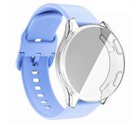 CBFAFKUGK 2in1 Strap + Case Fit For OnePlus Watch 46mm Protector Cover Silicone Smart Watchband Bracelet TPU Bumper Combination(8)