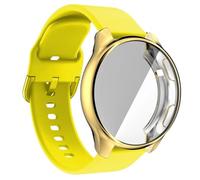 CBFAFKUGK 2in1 Strap + Case Fit For OnePlus Watch 46mm Protector Cover Silicone Smart Watchband Bracelet TPU Bumper Combination(11)