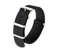 CBFAFKUGK Nylon Strap 20mm 22mm Universal Band Fit For Samsung Galaxy Watch 3/4/5 Band Fit For Huawei Watch GT2 Belt Fit For Military Fabric Wristband(Black-C,20mm)