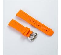 CBFAFKUGK Silicone Strap 20mm 22mm Fit For Citizen Blue Angels Quick Release Sports Waterproof Watch Band Customized(Orange,20mm)