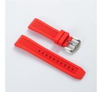 CBFAFKUGK Silicone Strap 20mm 22mm Fit For Citizen Blue Angels Quick Release Sports Waterproof Watch Band Customized(Red,20mm)