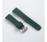 CBFAFKUGK Silicone Strap 20mm 22mm Fit For Citizen Blue Angels Quick Release Sports Waterproof Watch Band Customized(Green,20mm)