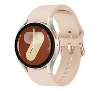 CBFAFKUGK Silicone Strap Fit For Samsung Galaxy Watch 7/6/5/4 40mm 44mm 5 Pro No Gap Bracelet Galaxy Watch 6 4 Classic 47mm 43mm Band(Official pink,Watch 5)