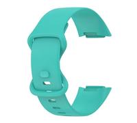 CBFAFKUGK Watch Strap Fit For fitbit charge 6/charge 5 Silicone Sport Band Wristband Watchband Bracelet Strap Replacement(Water duck,Small size)
