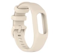 CBFAFKUGK Watchband Fit For Garmin Vivosmart 5 Strap with Case Sport watch band Soft Silicone wrist bezel frame Fit For Smart5(Apricot,L)