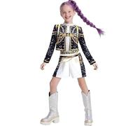 CBFGGOEUDFBS K Pop Demon Hunters Costume Cosplay, Singers Idol Stage Role Play Outfits Halloween Dress Up For Women Girls(A05,130)