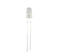 CBFMFVFROR 100pcs Dc 12v 5v Led Diode Super Bright Warm White Red Blue 3mm 5mm Fit for Car Dashboard Indicator Light With(Red,12v 5mm)