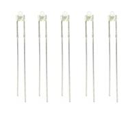 CBFMFVFROR 100PCS/lot LED Diode Light Diffused Assorted Kit Green Blue White Yellow Red Component DIY(WHITE)