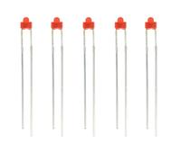 CBFMFVFROR 100PCS/lot LED Diode Light Diffused Assorted Kit Green Blue White Yellow Red Component DIY(Red)