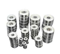 CBFMFVFROR 10pcs Small Bearings Inner Diameter 2mm 3mm 4mm 5mm 6mm 7mm 8mm 9mm 10mm 3x7x3 5x10x4 5x11x4 8x22x7 10x15x4 mm Miniature Bearing(6x17x6mm)