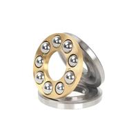 CBFMFVFROR 2pcs Plane Axial Thrust Ball Bearing F2-6M F2.5-6M F3-8M F5-10M F6-12M F7-15M F8-16M F10-18M F12-21M F12-23M(F9-17M-9x17x5)