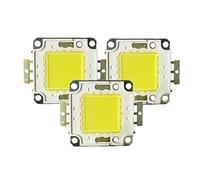 CBFMFVFROR 3pcs 10W 20W 30W 50W 100W LED Beads Light DC12V-36V Matrix COB Integrated LED Lamp Chip SMD For DIY Floodlight Spotlight(Warm White,50W 30-36V(3PCS))