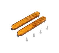 CBFMFVFROR 4pcs Electric Scooter Side Reflective Strap Stickers Fit for Xiaomi Pro2 1S M365 Mi3 Accessories Rear Decoration(Yellow)