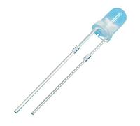 CBFMFVFROR 500Pcs Warm-White Red Blue Green Yellow White F3 3mm Round Diffused 2pin DIY Lighting Emitting Diodes LED Diode Lamp Beads(Green)