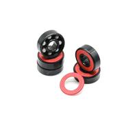 CBFMFVFROR 5Pcs 608 2RS Hybrid Ceramic Bearing 8x22x7 mm Skateboard Spinner Ceramic Ball Bearings ABEC-11