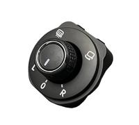 CBFMFVFROR 6RD959565D Rear View Mirror Adjuster Control Switch Folding Knob Button Fit for VW POLO 6R 2011-2016