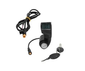 CBFMFVFROR E-bike Scooter Digital Display Switch Lock fit for Kugoo M4 kirin G2 pro Electric Key M8(M8 female and cable)