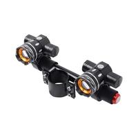 CBFMFVFROR Front Lamp LED Lamps Headlight USB Rechargeable Zoomable fit for Ninebot MAX G30 fit for Xiaomi M365 Electric Scooter Adjustable Lights(For max-g30)