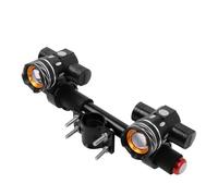 CBFMFVFROR Front Lamp LED Lamps Headlight USB Rechargeable Zoomable fit for Ninebot MAX G30 fit for Xiaomi M365 Electric Scooter Adjustable Lights(For-m365)